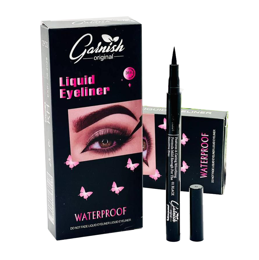 خط چشم ماژیکی ضد آب گارنیش Garnish رنگ مشکی